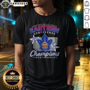 Top Toronto Marlies 2026 Eastern Conference Champions American Hockey League shirt displayed on a flat surface