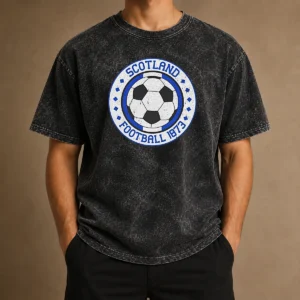 Hot Scotland Football 1873 Vintage Washed T-Shirt