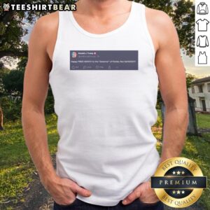 Awesome Trump Happy Pride Month To The Governor Of Florida Ron Defaggot Tank top featuring a vibrant design.