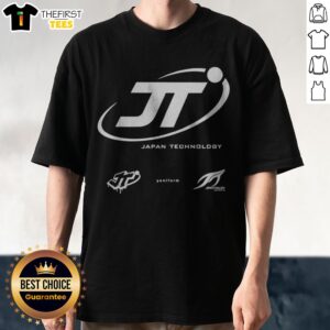 Top Japan Technology JT Yoniform Jpntcnlgy Logo Shirt showcasing a modern and vibrant design.