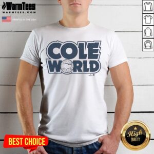 Nice Gerrit Cole World shirt featuring a bold graphic design on a premium fabric.