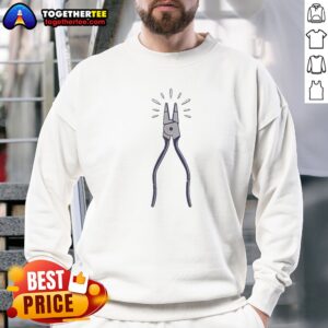 Premium Pliers Mechanic Electrician Plumber Construction Worker DIY Handy Tool Sweatshirt in a cozy setting