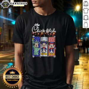 Chick Fil A Mickey Mouse USA Liberty Patriotic Shirt