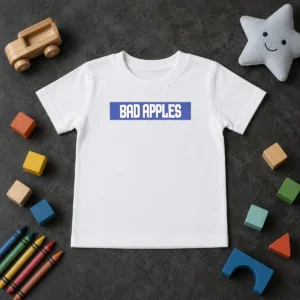 Good Bad Apples Od Stripe Kids T-Shirt