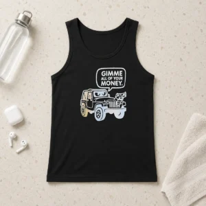 Hot Gimme All Of Your Money Tank Top