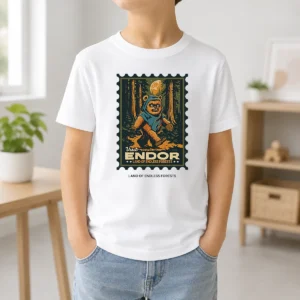 Top Star Wars Ewok Visit Endor Land Of Endless Forests Kids T-Shirt