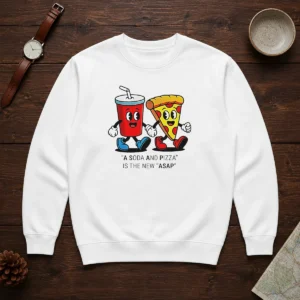 Funny A Soda And Pizza Is The New ASAP Sweater