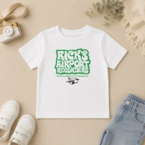 Hot Tom Petty Rick'S Airport Recorders The Best Round Kids T-Shirt