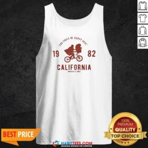 Official You Could Be Happy Here 1982 California Universal Studios ET Tank Top