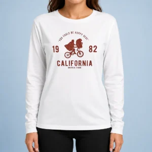 Pretty You Could Be Happy Here 1982 California Universal Studios ET Long Sleeve Shirt
