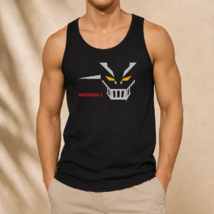 Nice Mazinger Z Robot Face Logo Tank Top