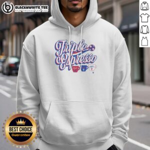 Official Mallory Swanson Trinity Rodman & Sophia Wilson Triple Espresso Hoodie featuring a cozy design and vibrant graphics.