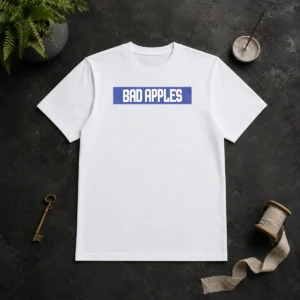 Good Bad Apples Od Stripe t shirt featuring a bold striped design on a comfortable cotton fabric