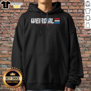 Pretty Weird Al A Real Polka Hero Star Hoodie featuring vibrant colors and a fun design