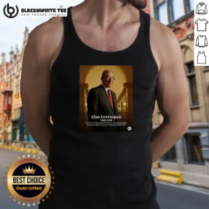 Official Alan Greenspan 1926 2026 Economist WHO Steered The US Monetary Policy During His Five Term Tank Top