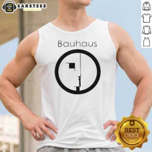 Good Bauhaus Band Profile Silhouette Symbol Music Band Logo Tank Top