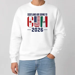 Official Scotland Are Going To Cum 2026 Soccer Sweater