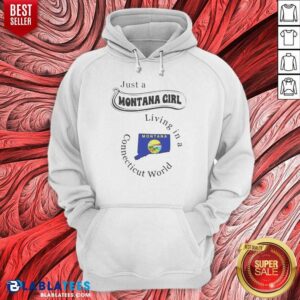 Top Just A Montana Girl Living In A Connecticut World Montana Map hoodie optimized on hoodie optimized