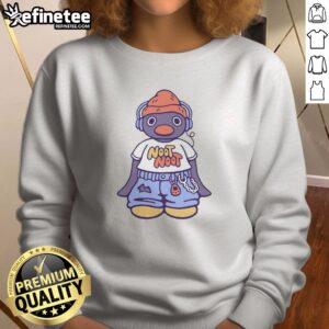 Hot Pingu Noot Noot sweatshirt featuring a playful penguin design in vibrant colors.