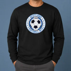 Funny Scotland Football 1873 Vintage Soccer Long Sleeve Shirt