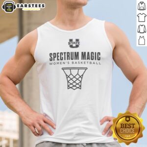 Good Utah State Aggies Spectrum Magic Women'S Basketball tank top featuring vibrant team colors and logo