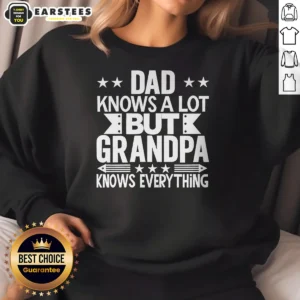 Hot Dad Knows A Lot But Grandpa Knows Everything Sweatshirt