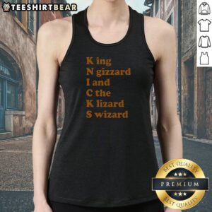 New York Knicks King N Gizzard I And C The Lizard Wizard Band Parody Acrostic Tank Top