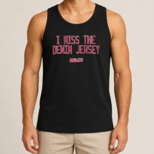 Official I Miss The Denim Jersey Mib26 New York Mets Tank Top
