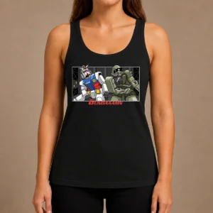 Pretty Gundaaamn Gundam Damn Meme Tank Top