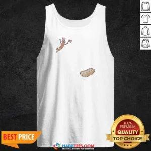Premium Hotdog Freedom Dive Meme Tank Top