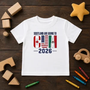 Top Scotland Are Going To Cum 2026 Soccer Kids T-Shirt