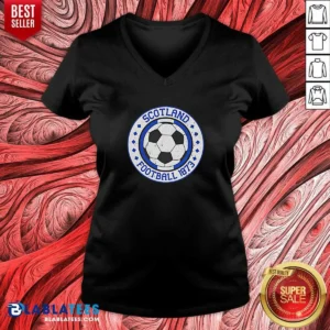 Nice Scotland Football 1873 Vintage V-Neck Shirt