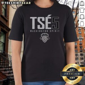 Nice Trinity Rodman Washington Spirit TSES 5 Ladies Shirt featuring vibrant team colors and logo