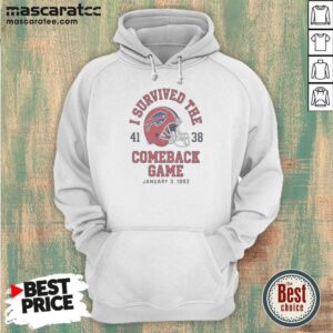 Top Nice Buffalo Bills I Survived The Comeback Game Hoodie