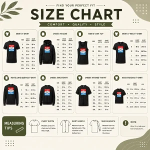 Size chart for Pretty Stfu About Chicago Cycling Enthusiast Bicycle Lifestyle shirt with measurements in inches and centimeters