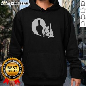 Trendy 'Top-What-Cat-Fxxk' hoodie design in black, showcasing bold graphics and a casual streetwear style.