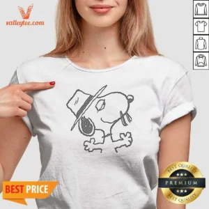 Premium Peanuts Spike Larger Than Life V-Neck Shirt