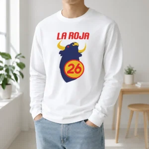 Pretty Spain La Roja World Cup 2026 National Football The Red One Long Sleeve Shirt