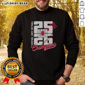 Top Central Cass Softball 25 Back 2 Back 26 Champions 8x Softball Team Championship Sweatshirt in a cozy fit