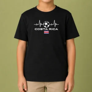 Top Costa Rica Football Soccer Kids T-Shirt