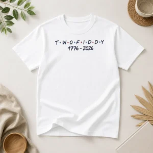 Original Two Fiddy 1776 2026 Friends Logo