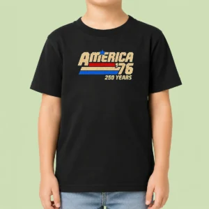 Original America 76 250 Years United States Of America Independence Day Kids T-Shirt