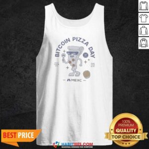 Awesome Bitcoin Pizza Day MEXC Trade On MEXC Pizza Paid In Btc Take Your Slice Tank Top