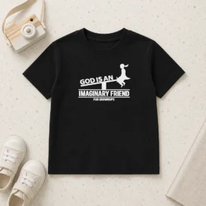 Awesome God Is An Imaginary Friend For Grownups Kids T-Shirt