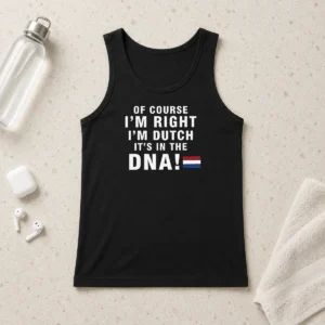 Original Of Course Im Right Im Dutch Its In The DNA Netherlands Tank Top