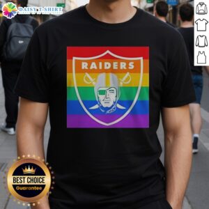 Awesome Las Vegas Raiders Pride Logo NFL Pride Month Theme Football Team Shirt featuring vibrant colors and team logo.