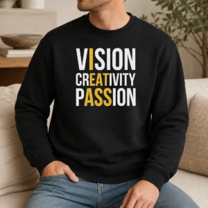 Happy Nice Vision Creativity Passion I Eat Ass Funny Sweater