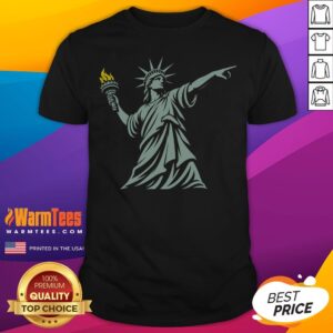 Good Liberty Throwing Flames shirt featuring a bold graphic design and comfortable fit.