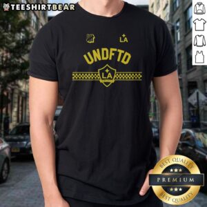 Good LA Galaxy Undefeated Undftd LA Los Angeles Major League Logo Shirt featuring bold team logo on a comfortable crew neck tee