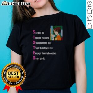 Nice Shimura Tae Sister Gintama Ladies Shirt featuring a vibrant graphic design.